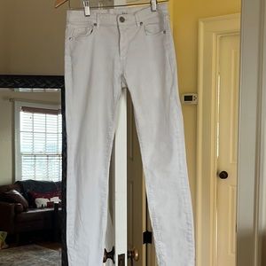 Ann Taylor Loft White Jeans Size 2/26